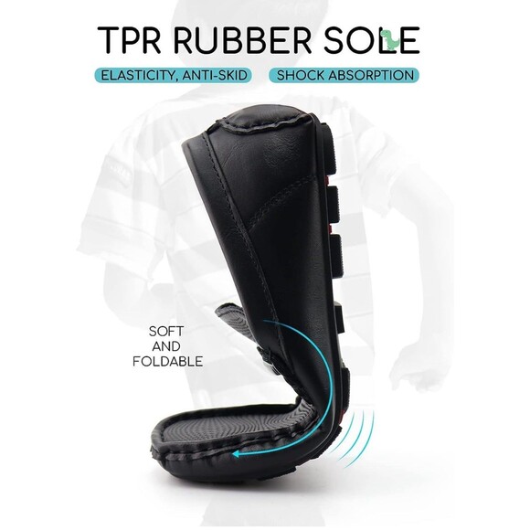 JABASIC Kids Penny Loafer Casual Slip-On Moccasin Flats Boys Dress Shoes - Picture 4 of 7